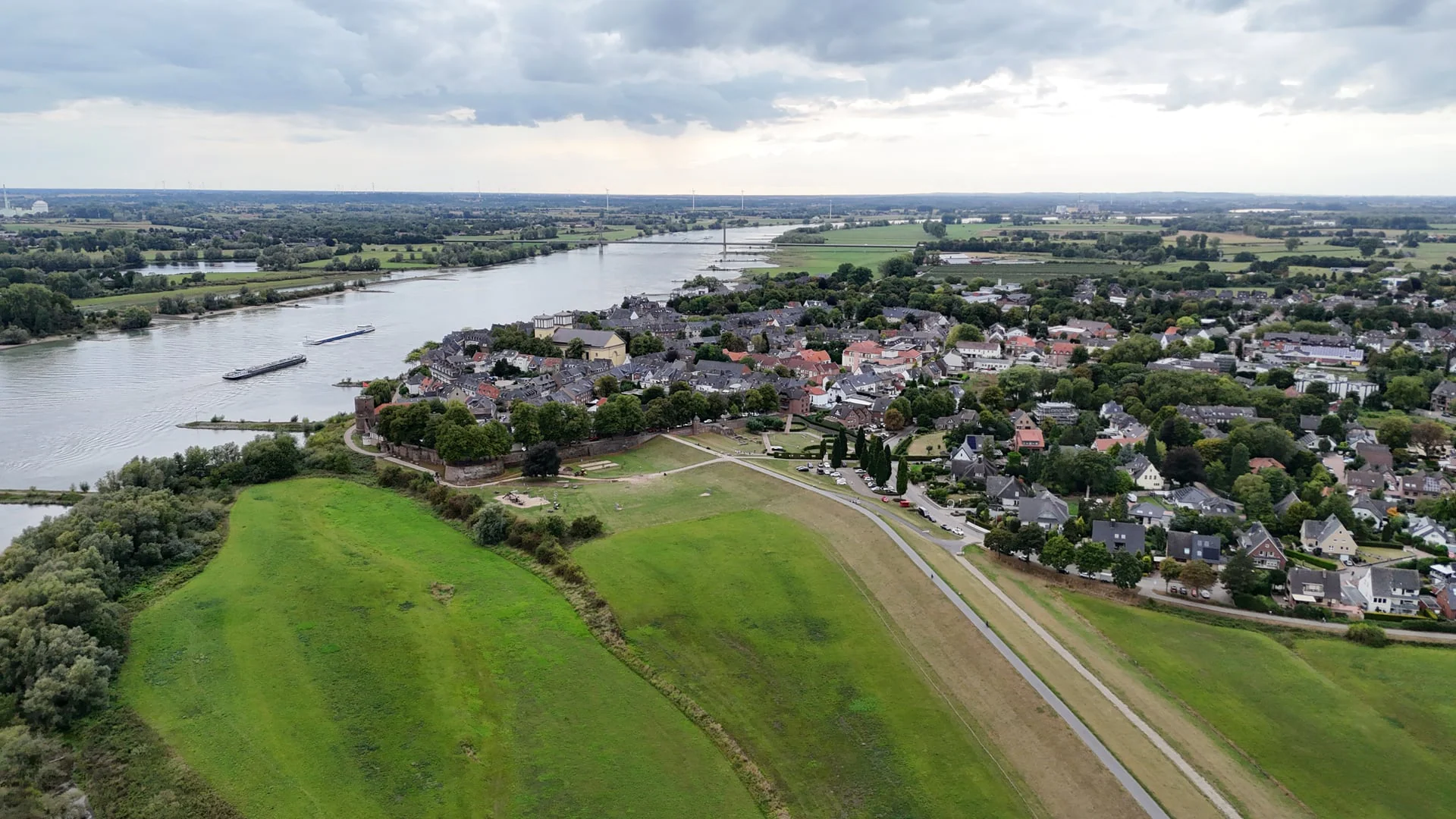 Luftbild vom Niederrhein